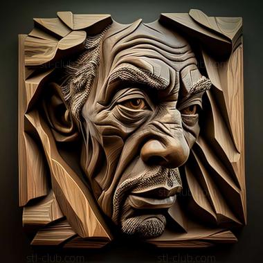 3D model Thomas Hicks American artist (STL)